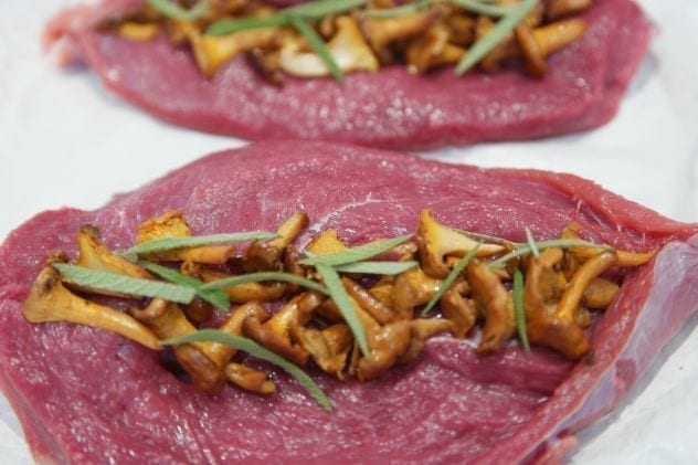 filet de canard farci cuit basse température