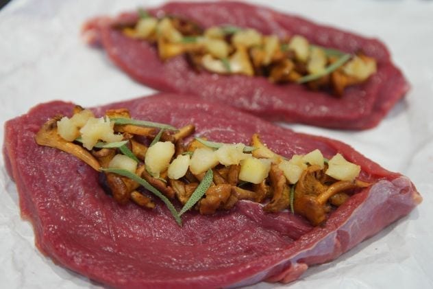 filet de canard farci cuit basse température