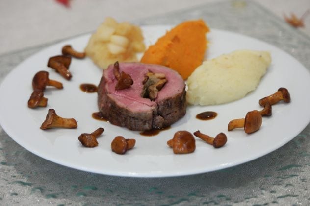 filet canard farci cuit basse tempéra