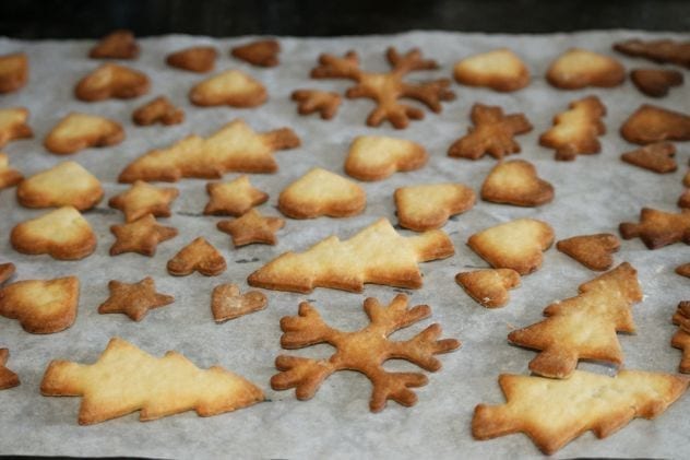sablés de Noël à la pomme de terre