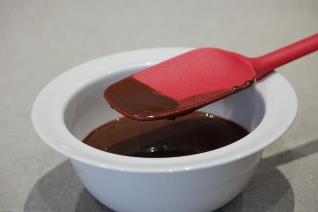 ganache chocolat-noisette vegan