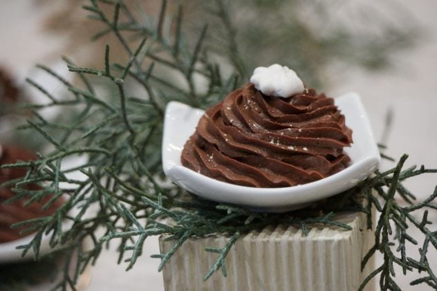 ganache chocolat-noisette vegan