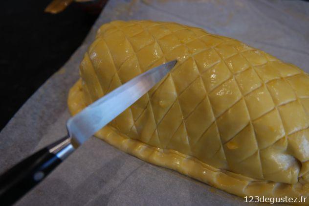 koulibiac moelleux au saumon et citron confit