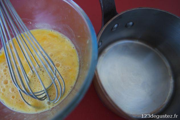 oeufs brouillés crémeux