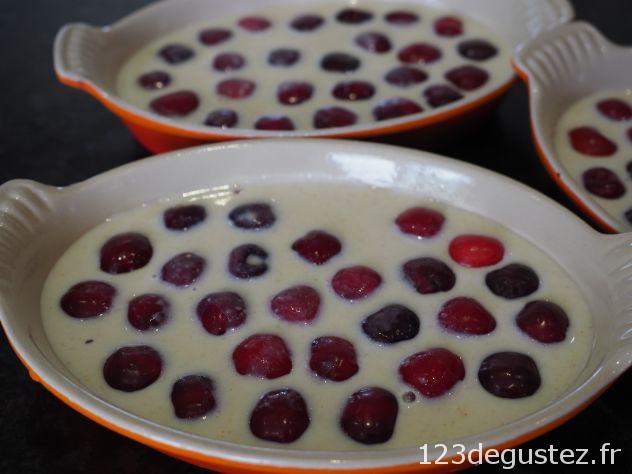 clafoutis aux cerises rapide