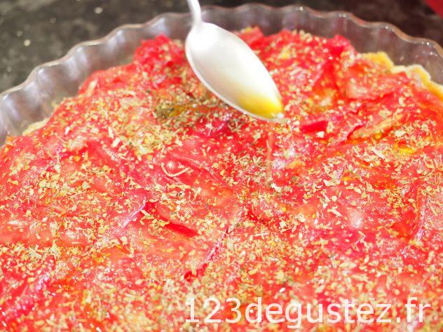 tarte tomate moutarde au petit épeautre