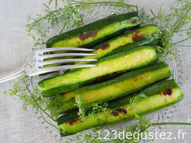 courgettes à la plancha
