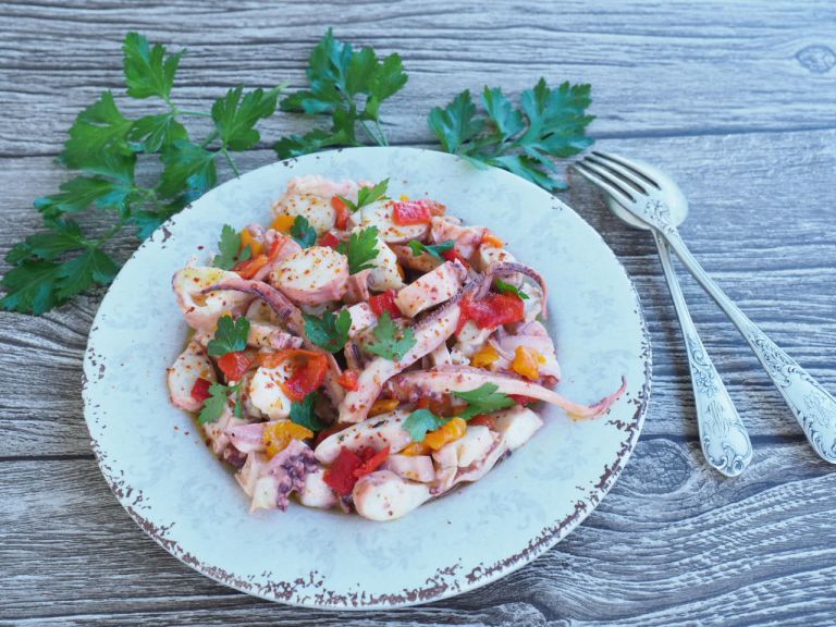 salade de poulpe à la grecque