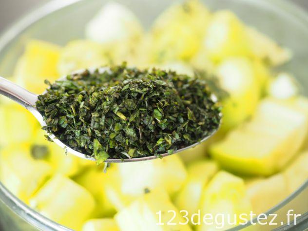 soupe légère courgette menthe