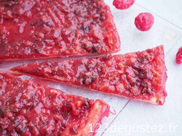 tarte à la praline rose facile