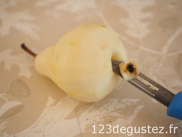 poires au vin et aux épices