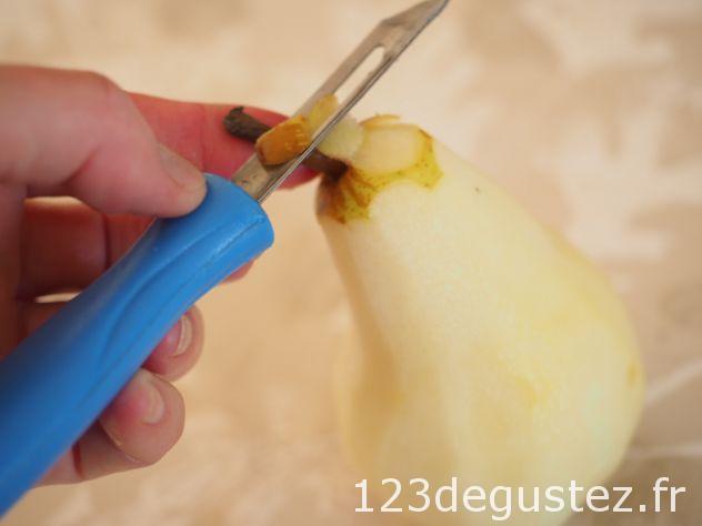 poires au vin et aux épices