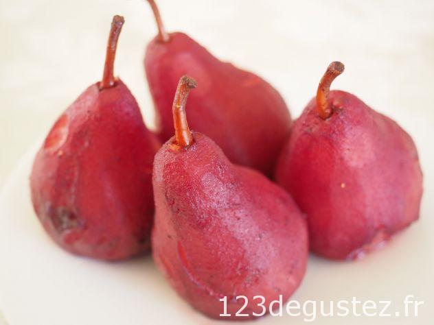 poires au vin et aux épices