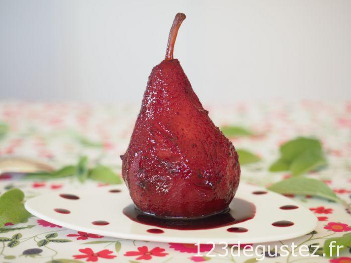 poires au vin et aux épices