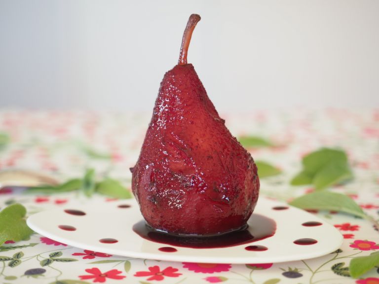 poires au vin et aux épices