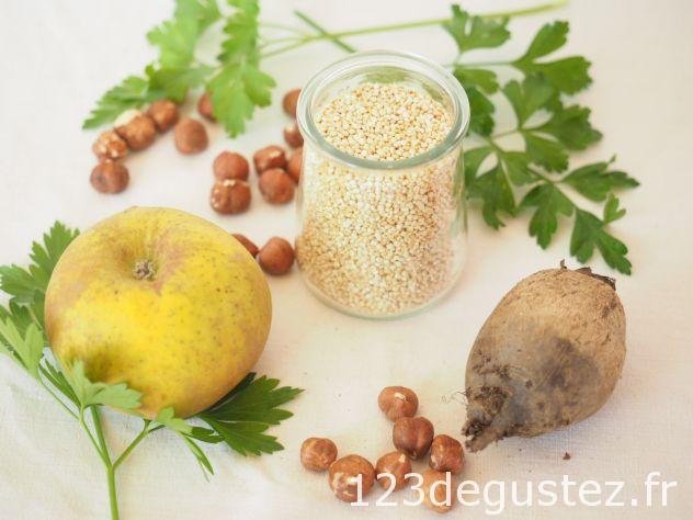 salade de quinoa à la betterave pour Octobre rose