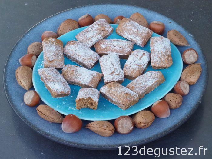 Financier au butternut et praliné sans gluten et sans balance