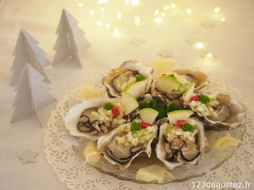 huitres en gelée de cidre