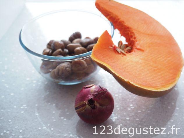 Velouté chataigne courge