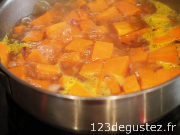 Velouté chataigne courge