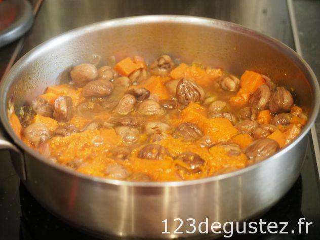 Velouté chataigne courge