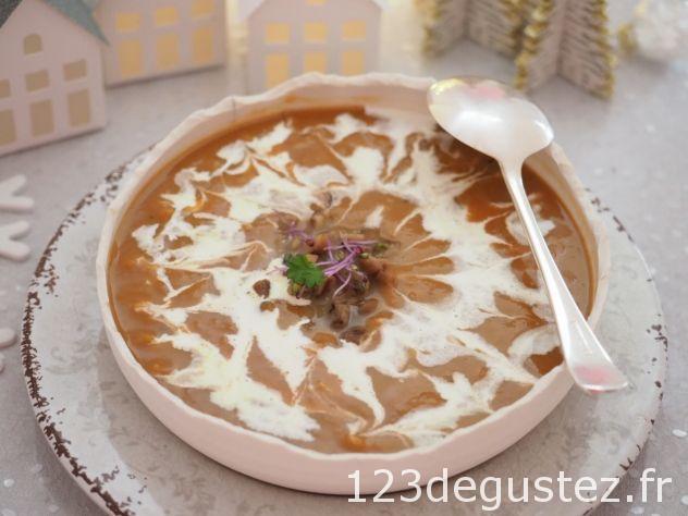 Velouté chataigne et courge