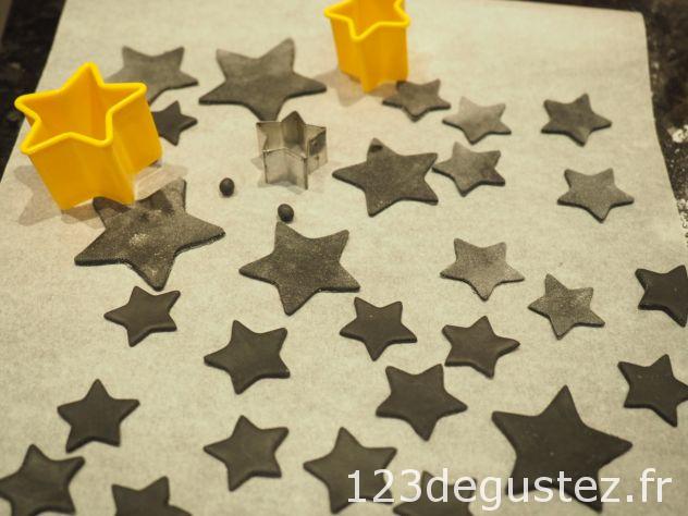 décor Noël facile en pâte à sucre