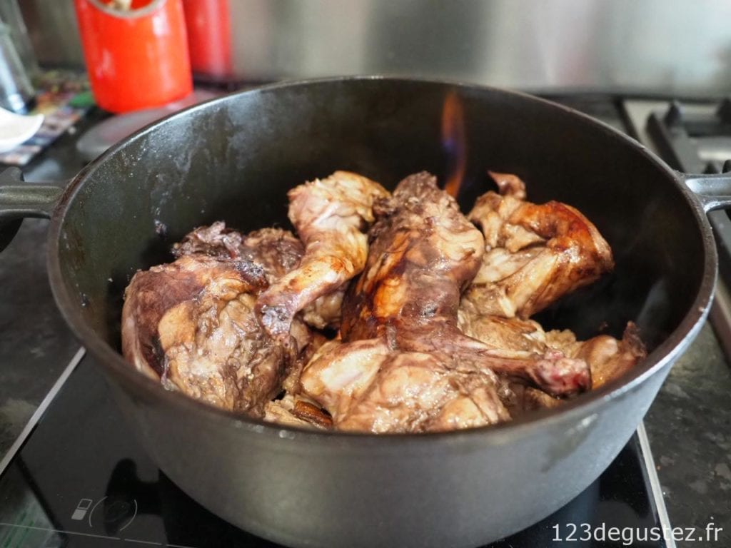 civet de lapin au chocolat