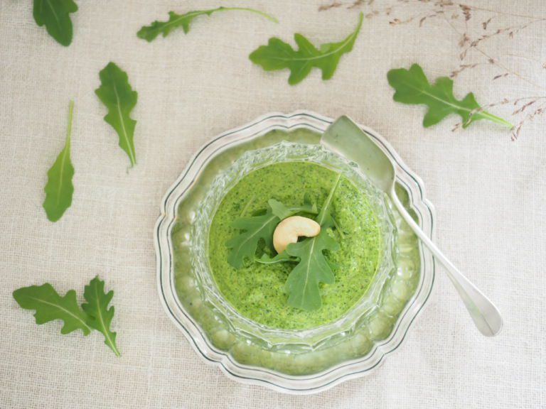 pesto de roquette végan