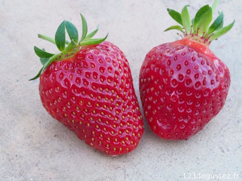 salade de fraises