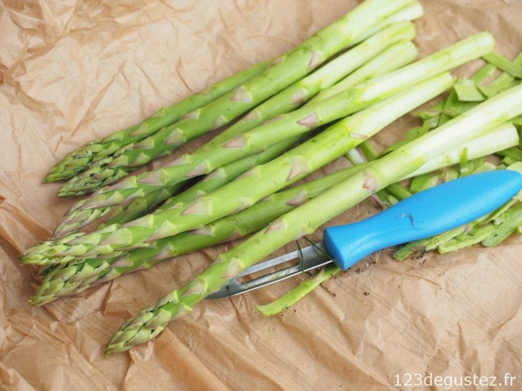 salade de quinoa aux asperges et parmesan