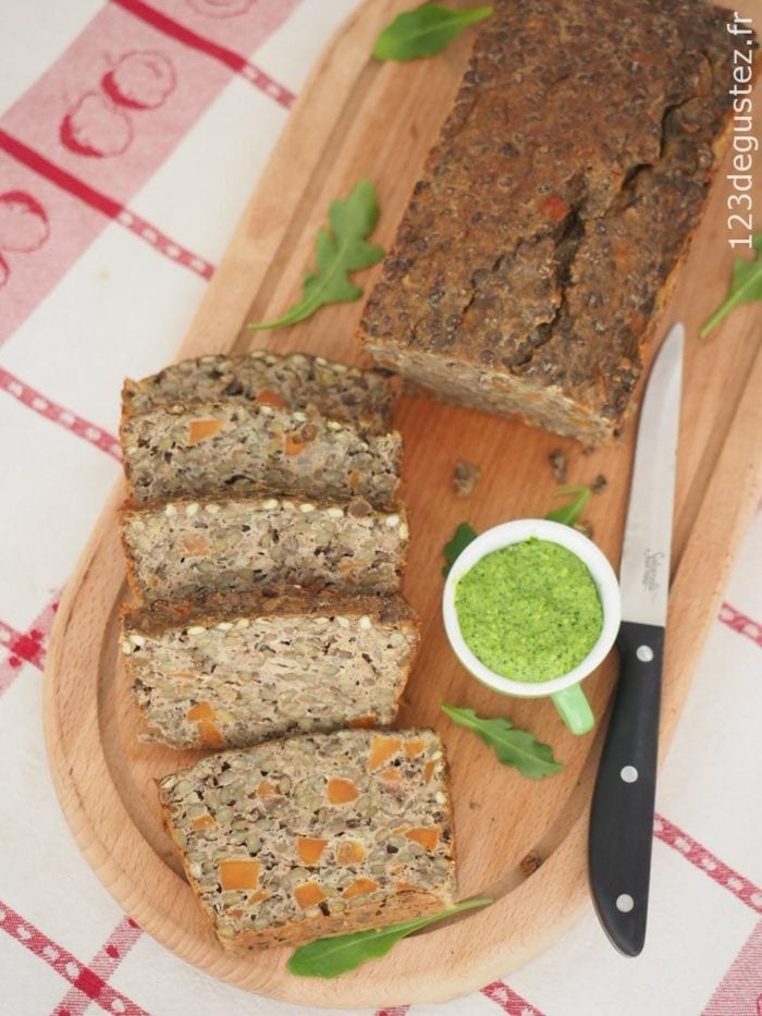 terrine végétarienne de lentilles