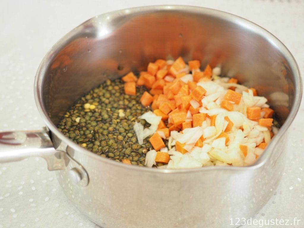 terrine végétarienne de lentilles