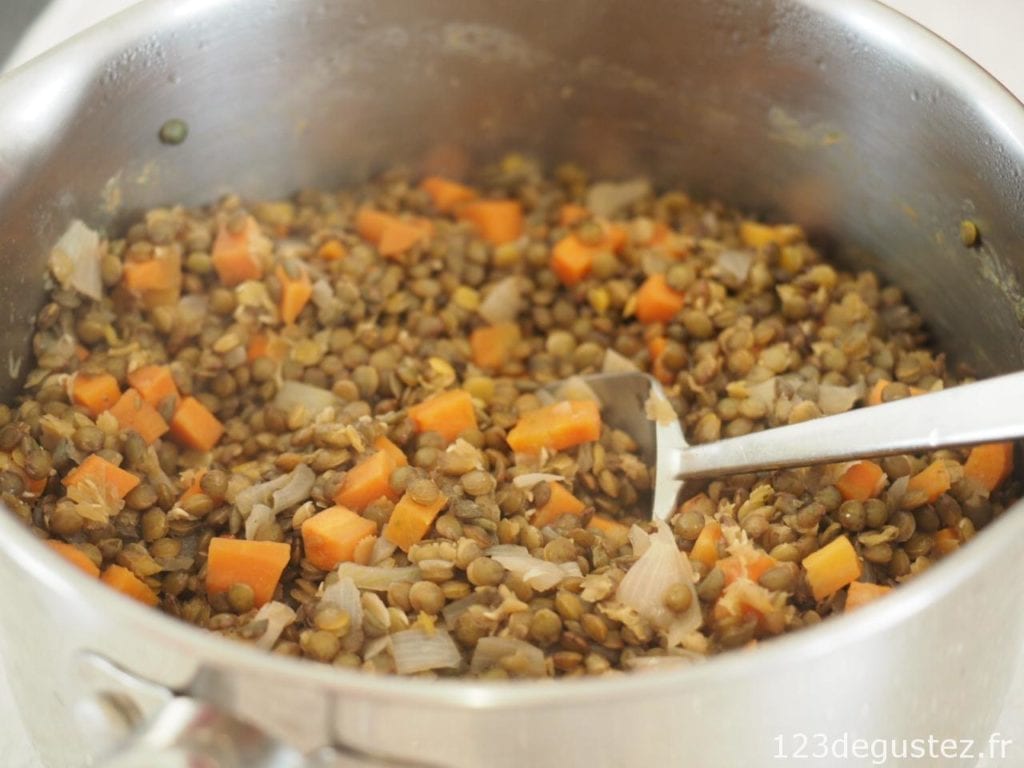 terrine végétarienne de lentilles