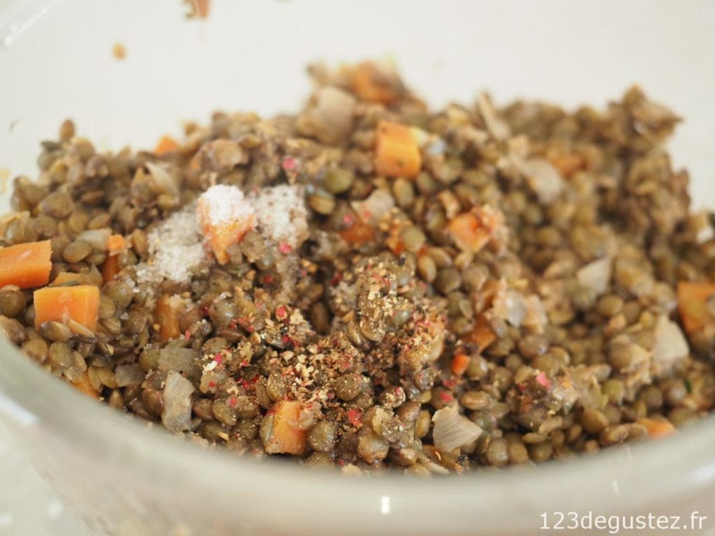 terrine végétarienne de lentilles