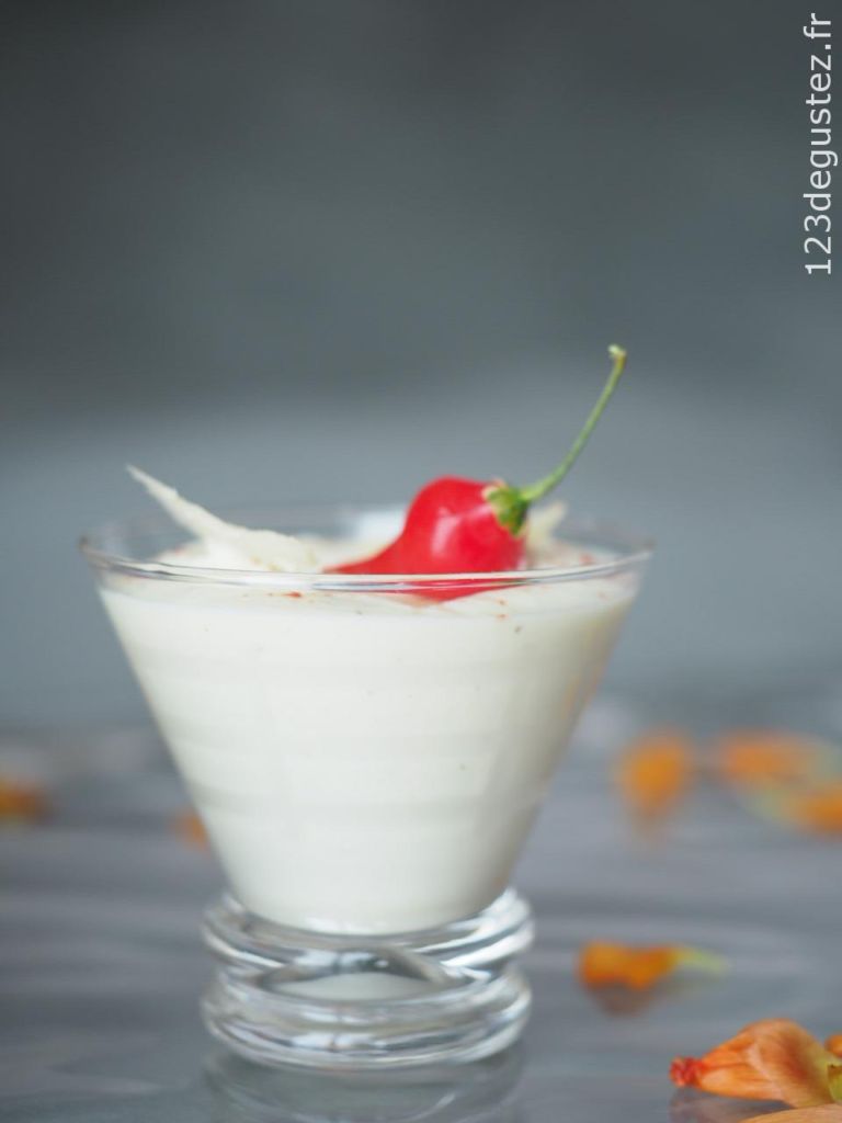 Verrine facile chou fleur mascarpone