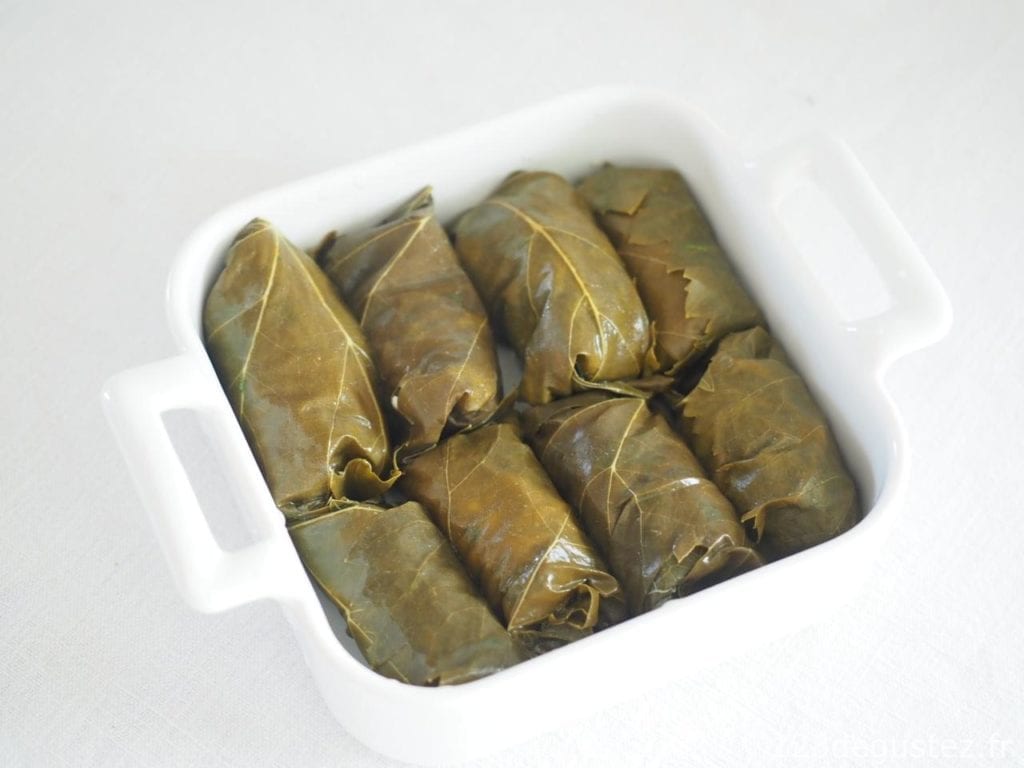 feuille de vigne farcie - dolmadakia