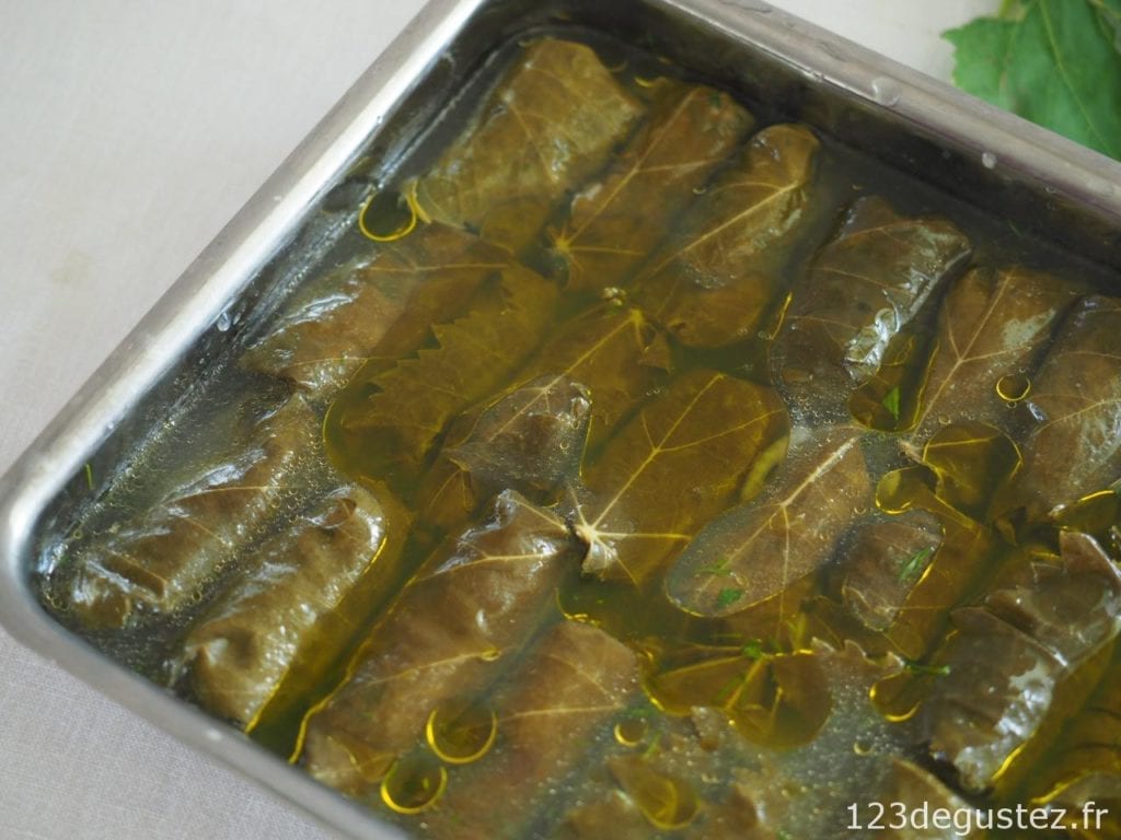 feuille de vigne farcie - dolmadakia