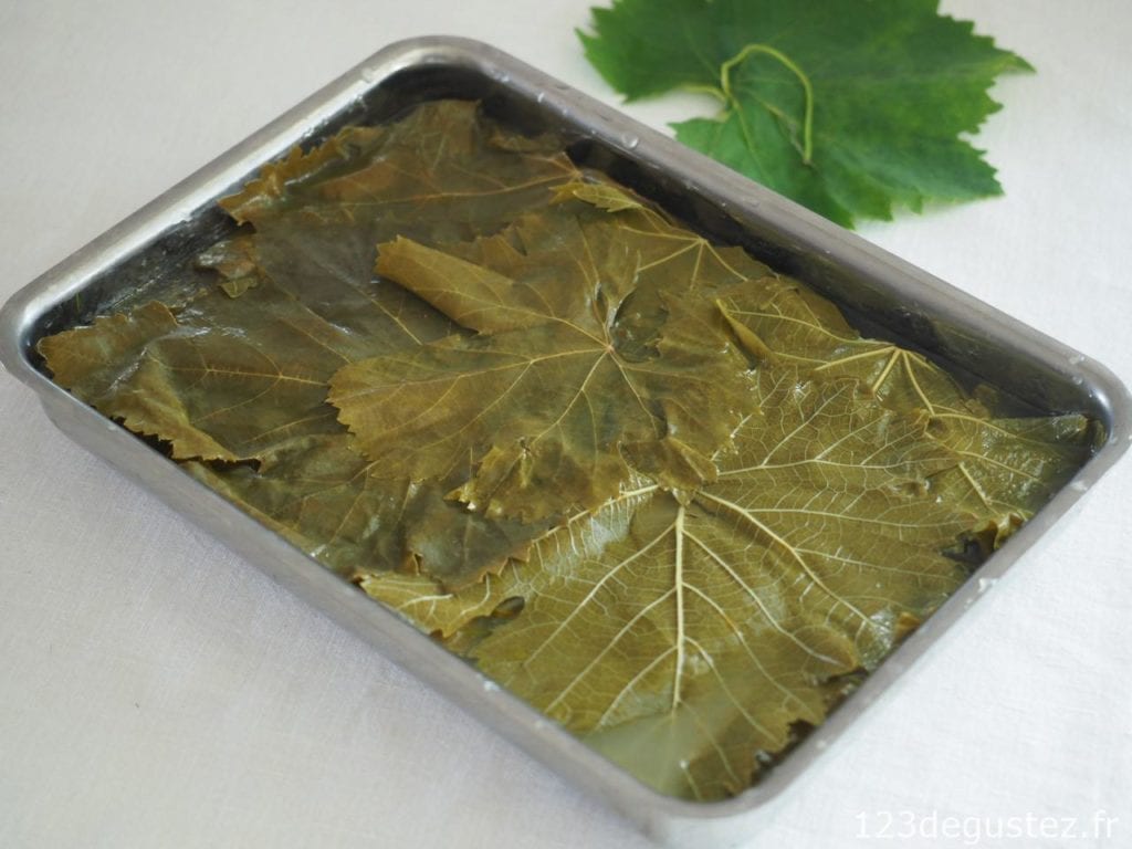 feuille de vigne farcie - dolmadakia
