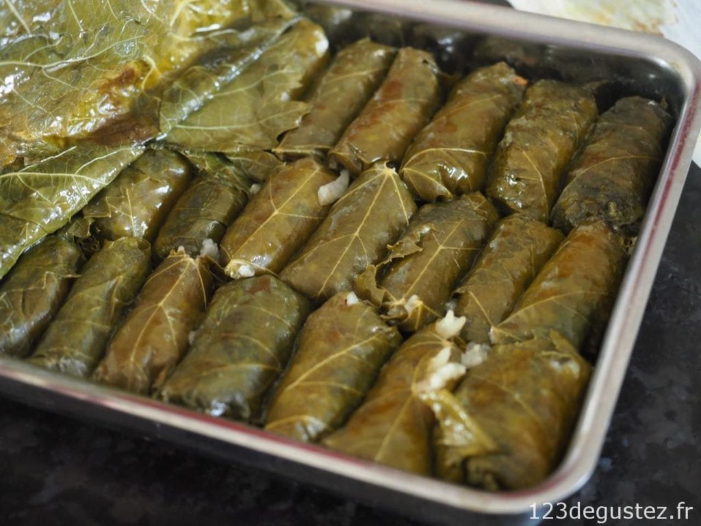 feuille de vigne farcie - dolmadakia