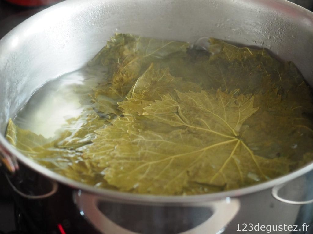 feuille de vigne farcie - dolmadakia