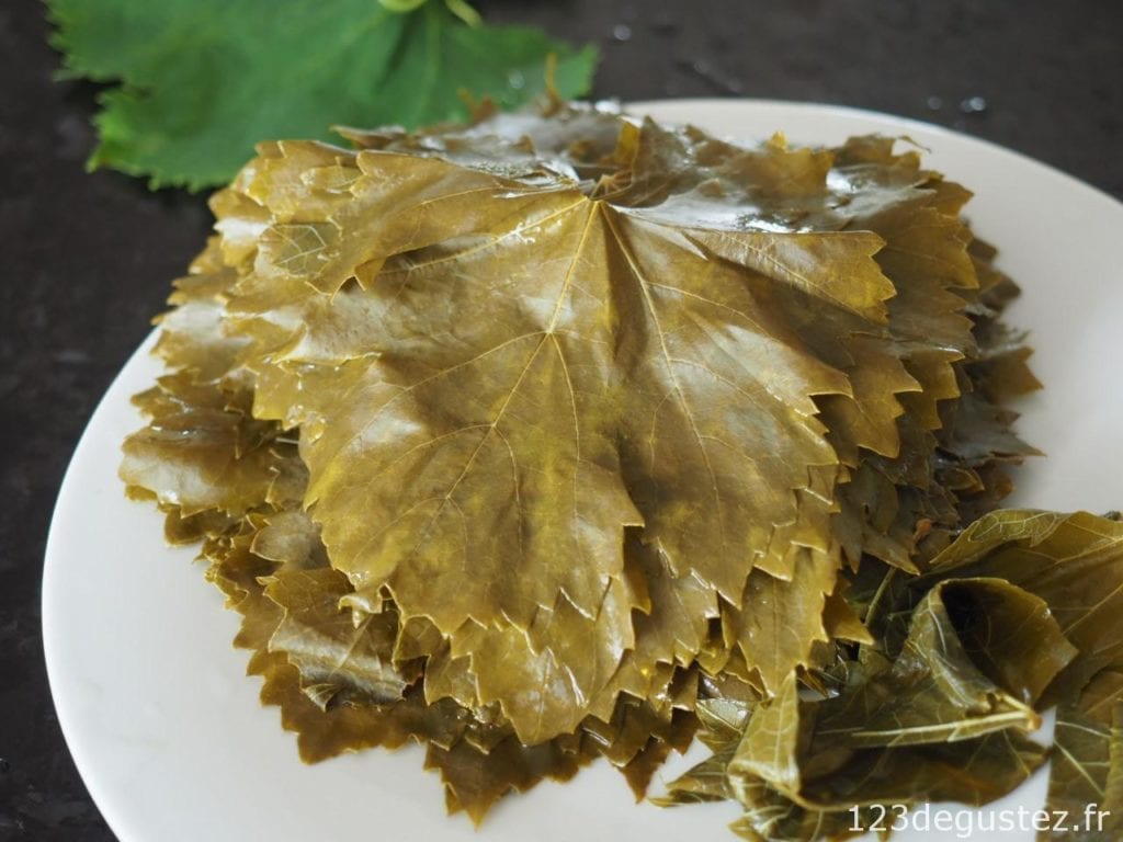 feuille de vigne farcie - dolmadakia