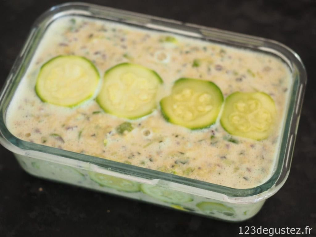 flan de courgette au vitaliseur