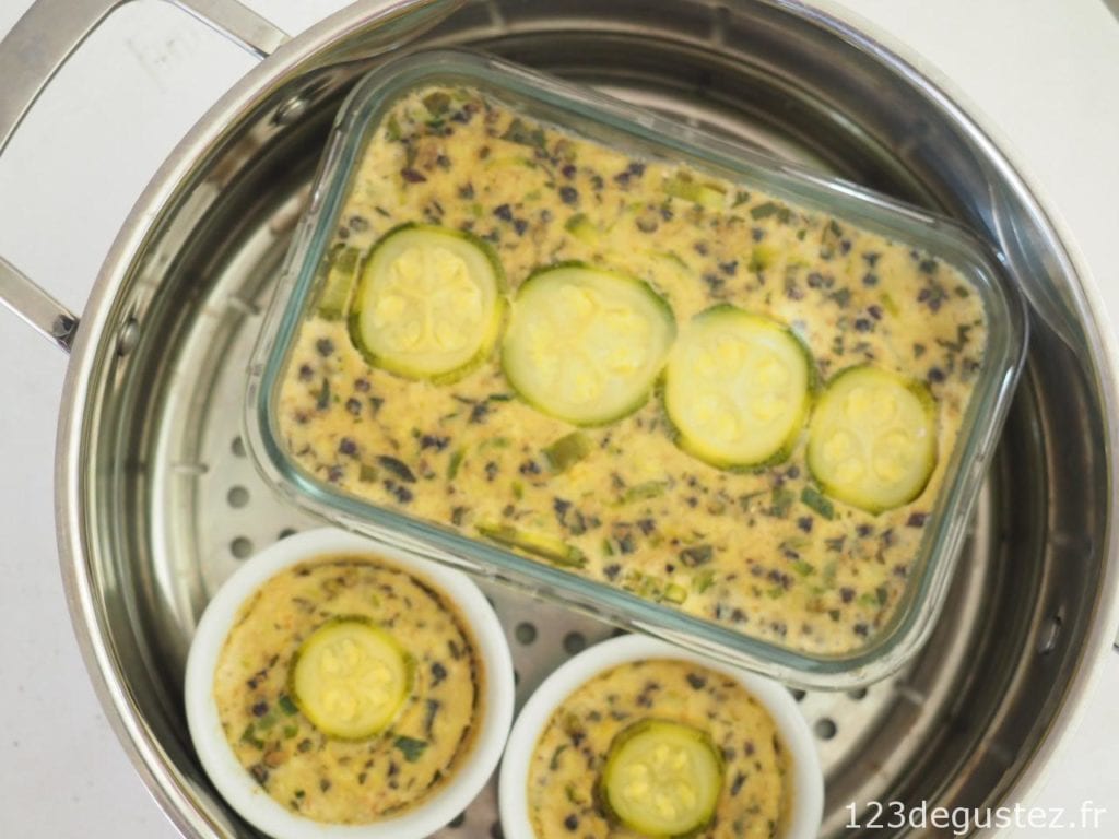 flan de courgette au vitaliseur