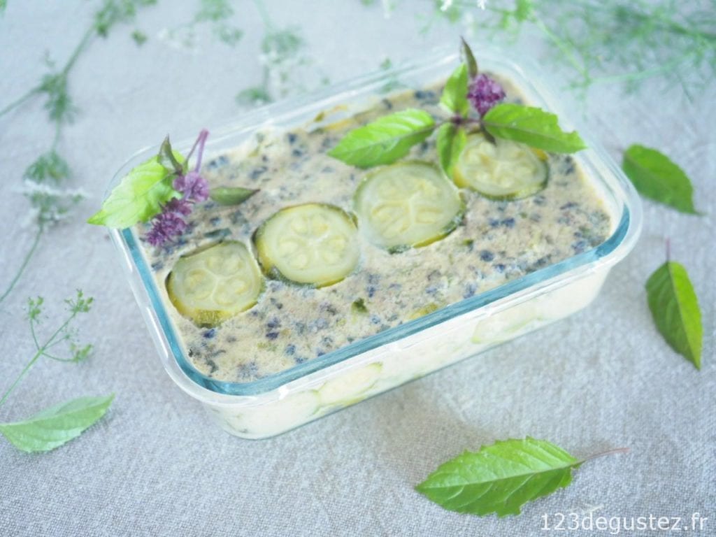 flan de courgette au vitaliseur