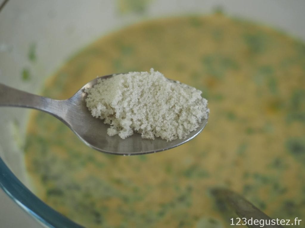 flan de courgette aux herbes