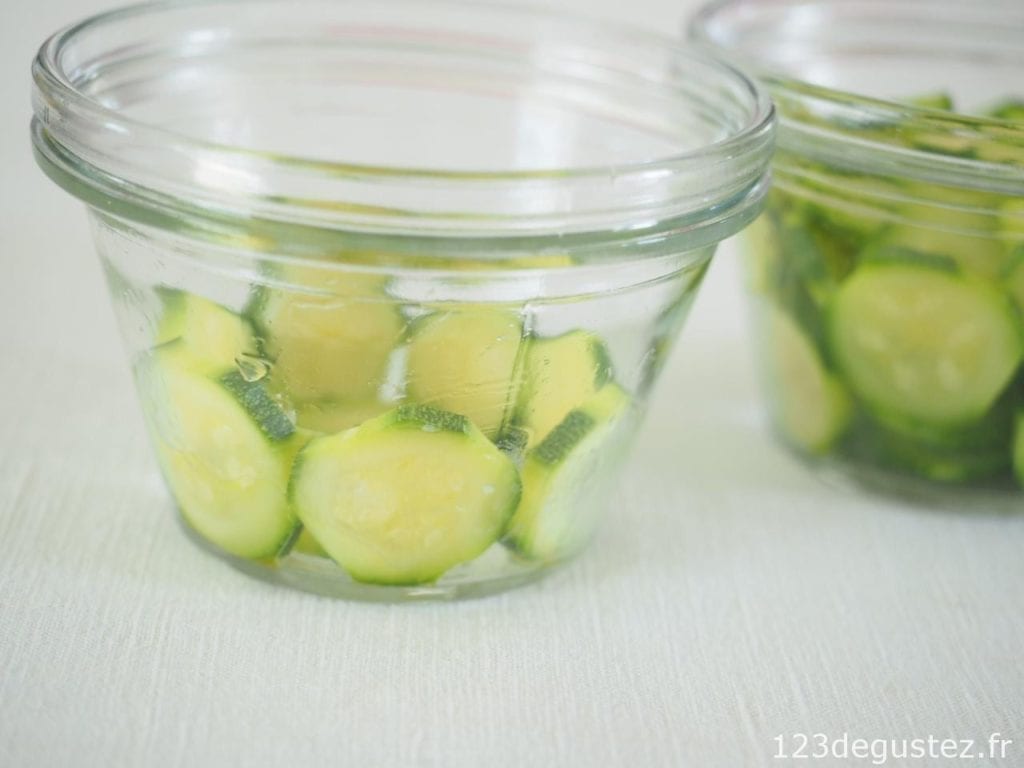 flan de courgette aux herbes