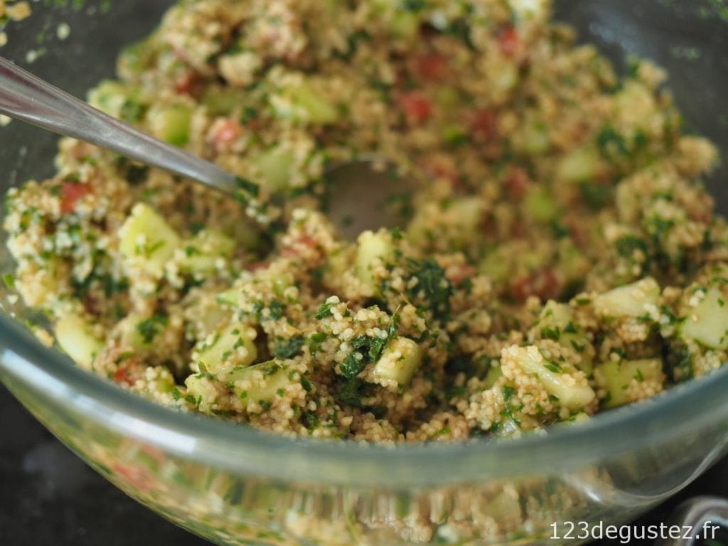 taboulé facile à la semoule