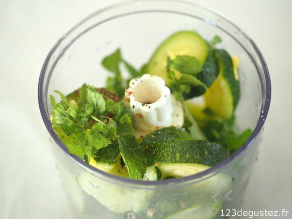 soupe froide tricolore