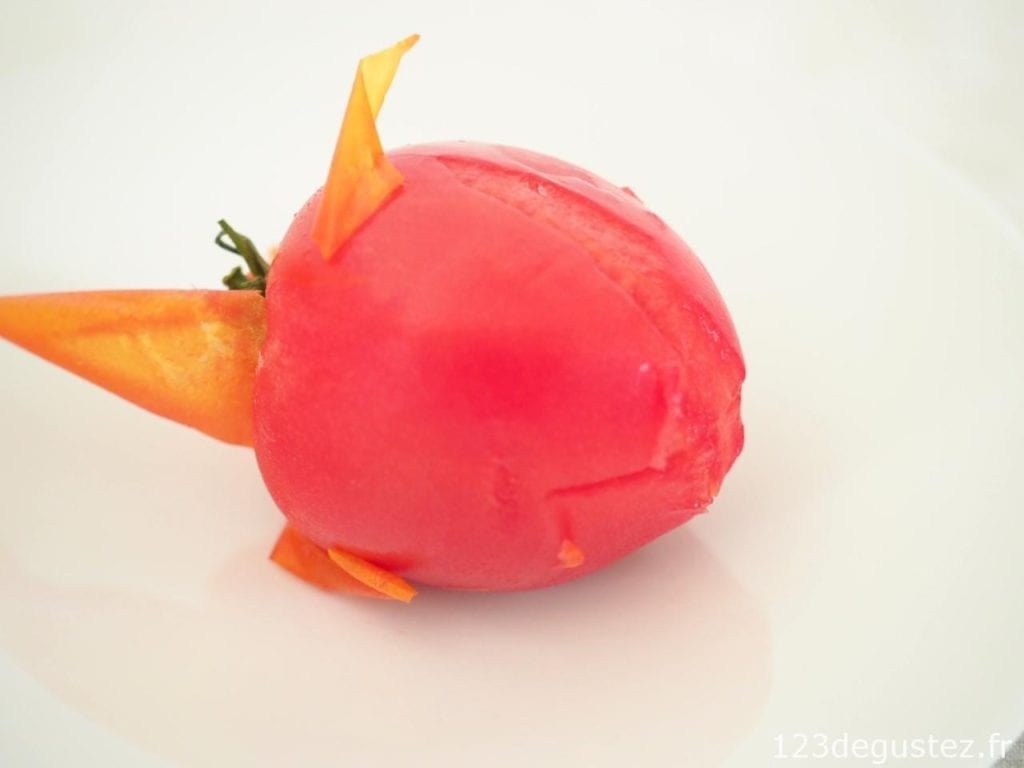 salade de poivrons jaunes marinés